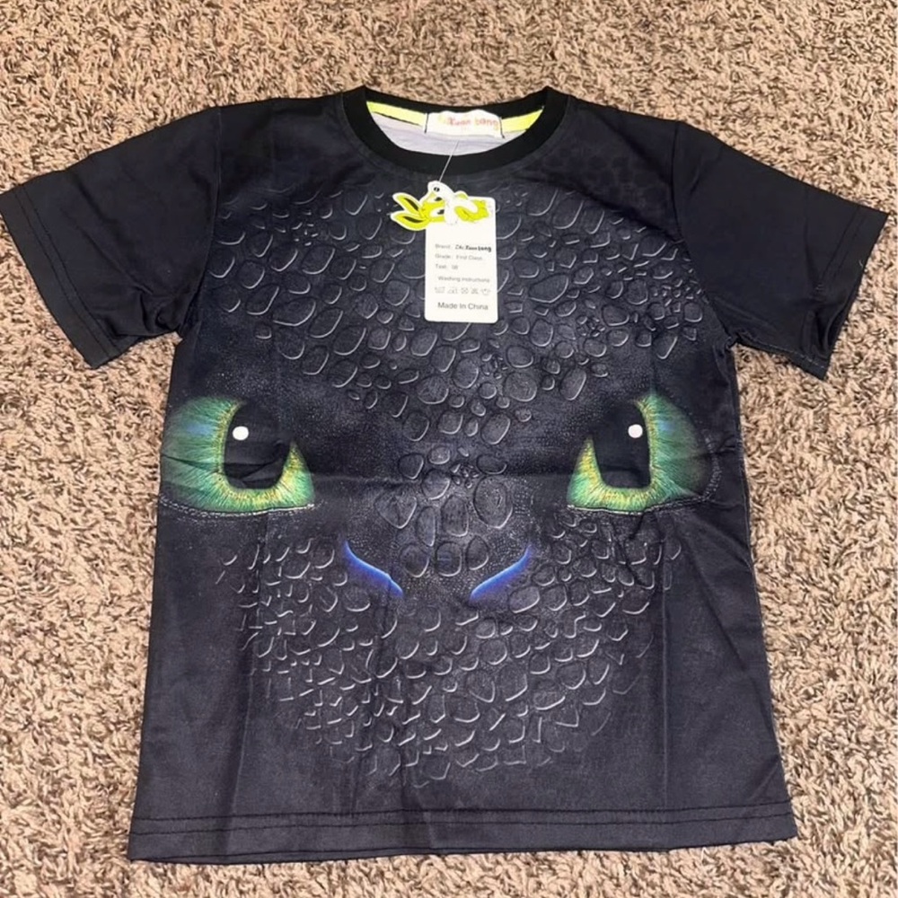 Black Dragon Eye Kids Tee
